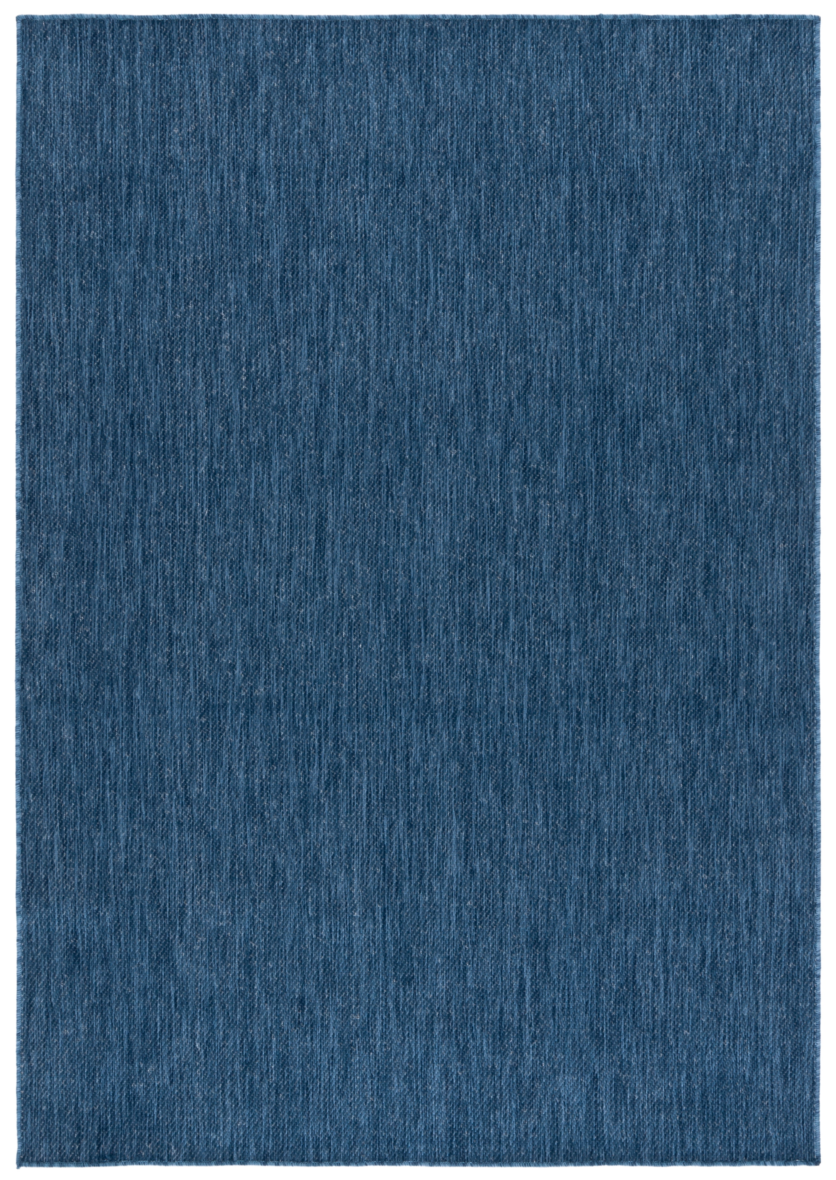 SAFAVIEH Beach House Lauressa Solid Indoor/Outdoor Area Rug, Blue, 5'3" x 7'6"