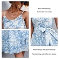 thumbnail image 3 of Spaghetti Women Spaghetti Strap Strap Vestido de Voltaje Shirred, 3 of 6