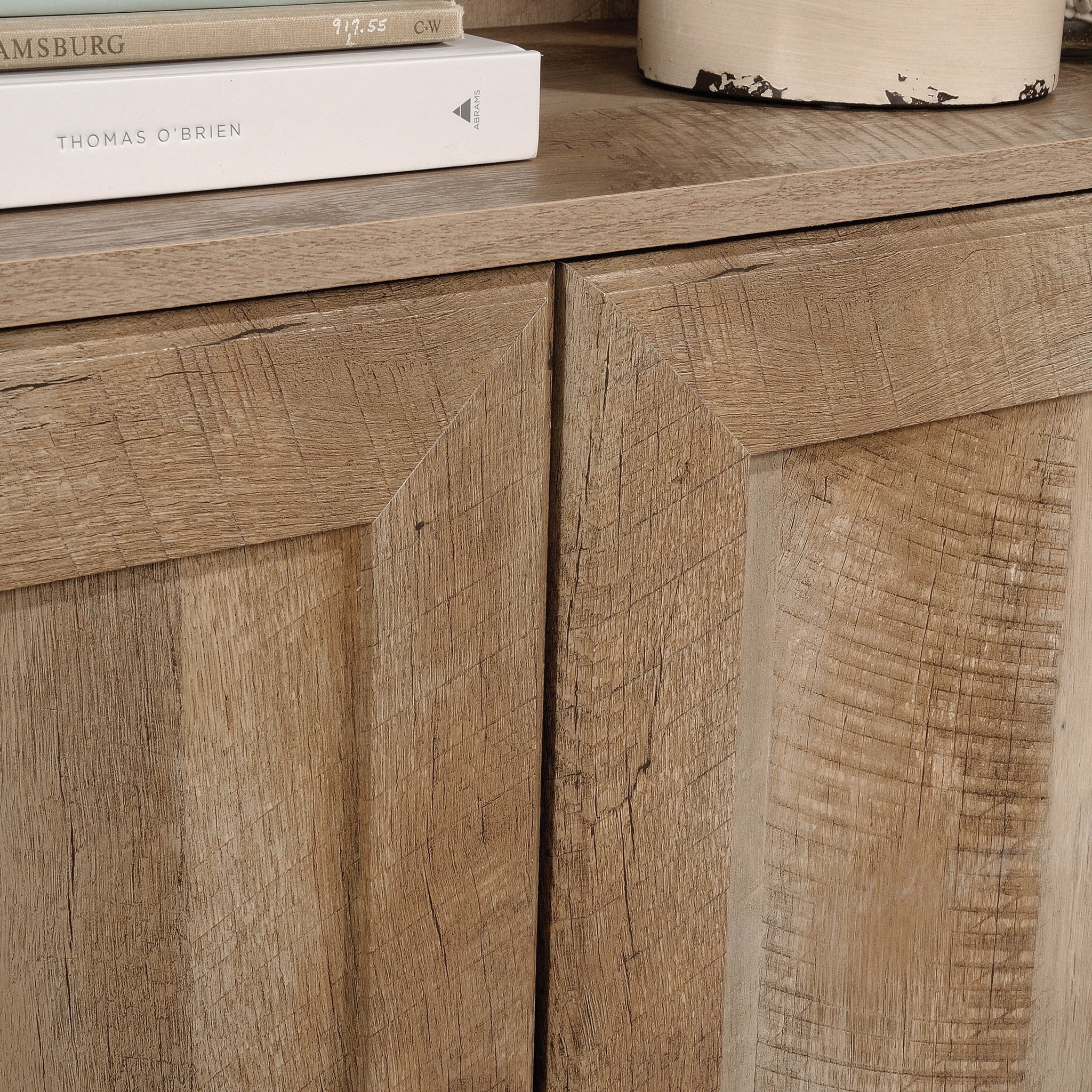 Sauder Select 3-Shelf Bookcase, Lintel Oak Finish