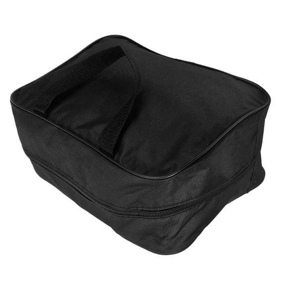 MIPCASE Compact Car Pump Pouch Black for Convenient Inflator and Tool Organization