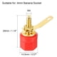 thumbnail image 2 of 2 pares de terminales de poste de conexión, con rosca M4, conector de altavoz de amplificador de potencia, enchufe de banana, longitud de 1.14 pulgadas, 2 of 4