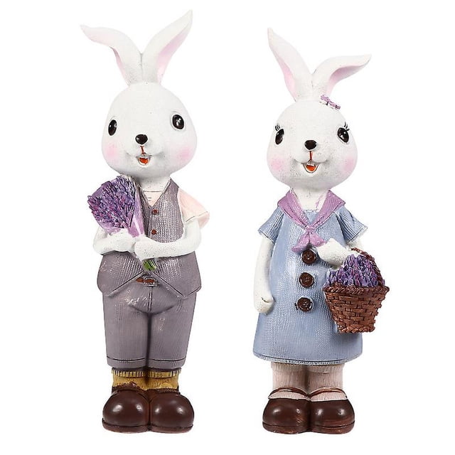 2 piezas adorables decoraciones de Pascua
