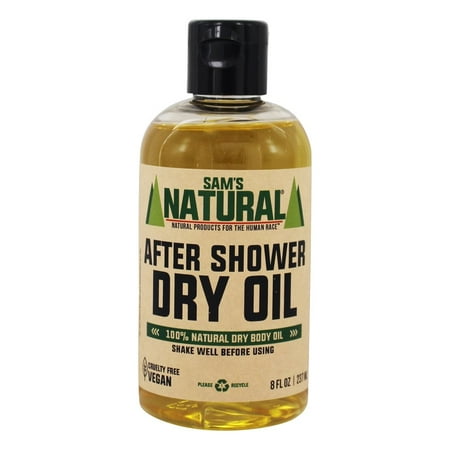 Sam's Naturals - Men's After Shower Dry Oil - 8 fl. (Best After Shower Oil)