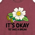 thumbnail image 3 of Instant Message - It's Okay To Take A Break - Women's Racerback Tank Top, 3 of 6