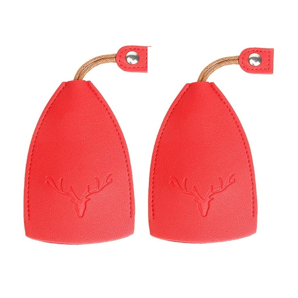 Kenally Bolsas para llaves de 2 uds., bolsa portátil de protección extraíble, funda protectora de gran capacidad, piezas de automóviles Automoción decorativa y accesorios Rojo