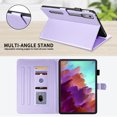 thumbnail image 4 of For Lenovo Tab P11 (2nd Gen)/Lenovo Tab P11 2022 11.5 inch Case, Rhombus Pattern Multiple Viewing Angles Stand Slim Folio Cover (Purple), 4 of 6