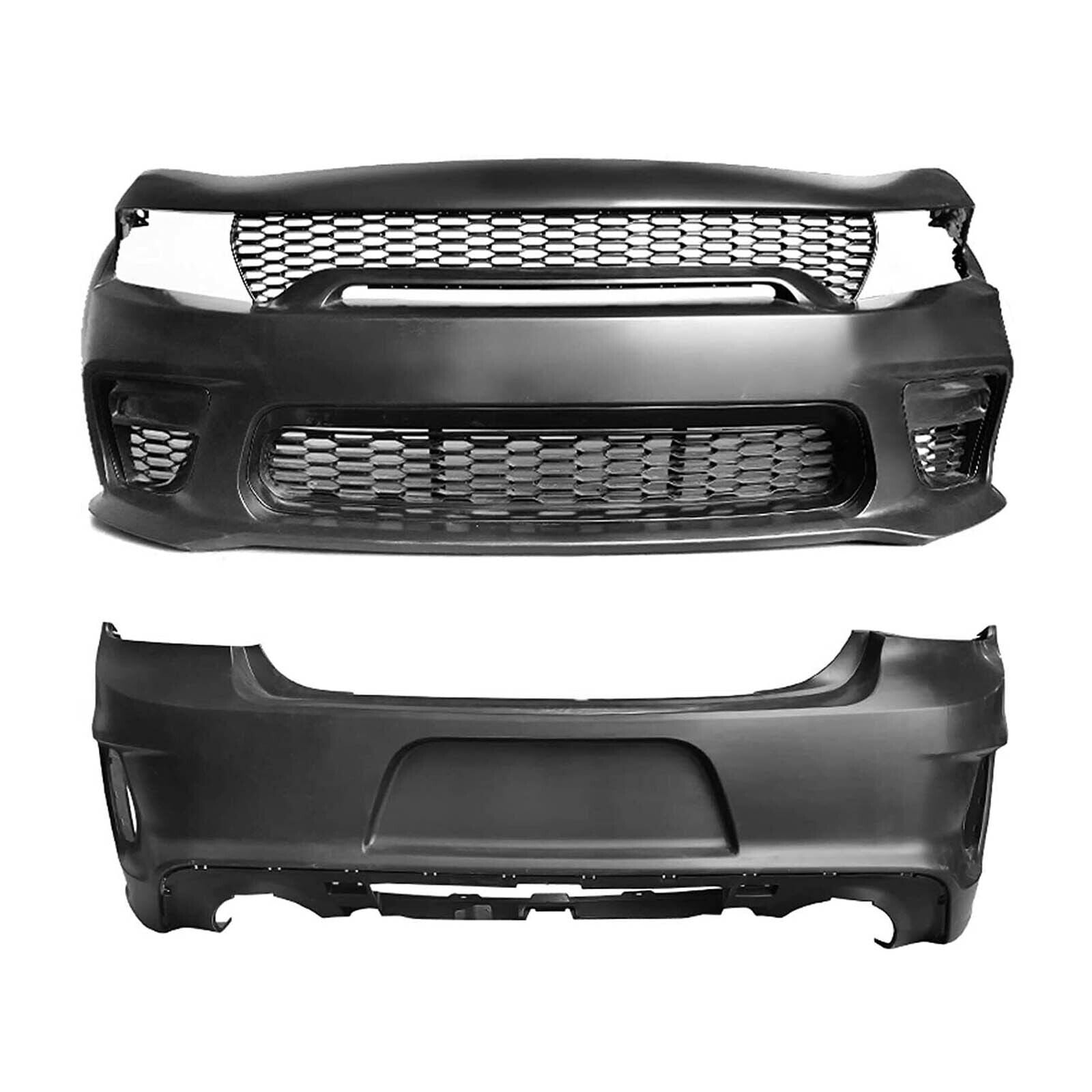 Complete Front & Rear Bumper Widebody Set Fits 2015-2023 Dodge Charger