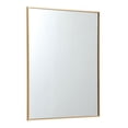 thumbnail image 5 of Metal frame rectangle mirror 30 inch in Brass, 5 of 7