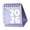 Purple, variant on Small 2026 Desktop Calendar 12 month Runs from Jan 2026 to Dec 2026 for Office