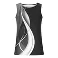 thumbnail image 3 of Débardeurs pour Hommes, Nouveau Gilet d'Été Décontracté Imprimé Sport Col Rond, 3 of 4