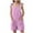 Purple, variant on Moocorvic Girls Romper Casual Spaghetti Strap Loose Kids Shorts Jumpsuit with Pockets 5-14 Years(Army Green)