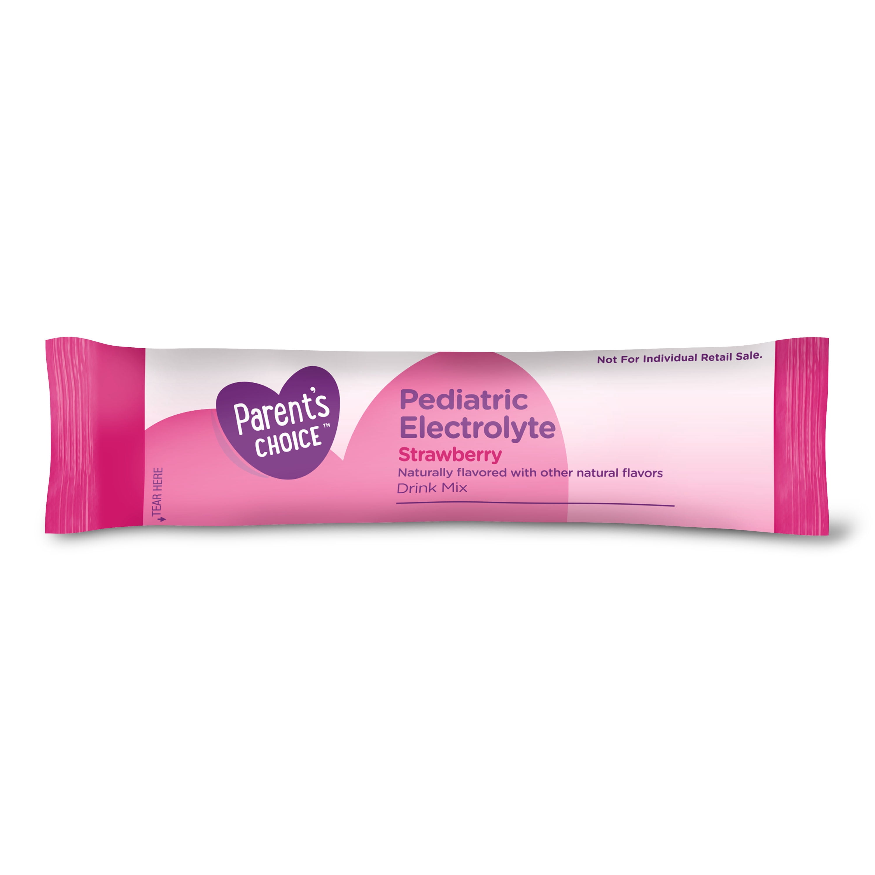 Parent's Choice Pediatric Electrolyte Drink Mix, Strawberry, 3.6 oz, 6 packets