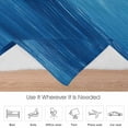 thumbnail image 6 of Abstract Art Flannel Blanket for Bed,Travel and Camping, Modern Ocean Waves Blue Ombre Painting Style Super Soft Cozy Blanket for All Seasons 32"x48", 6 of 7