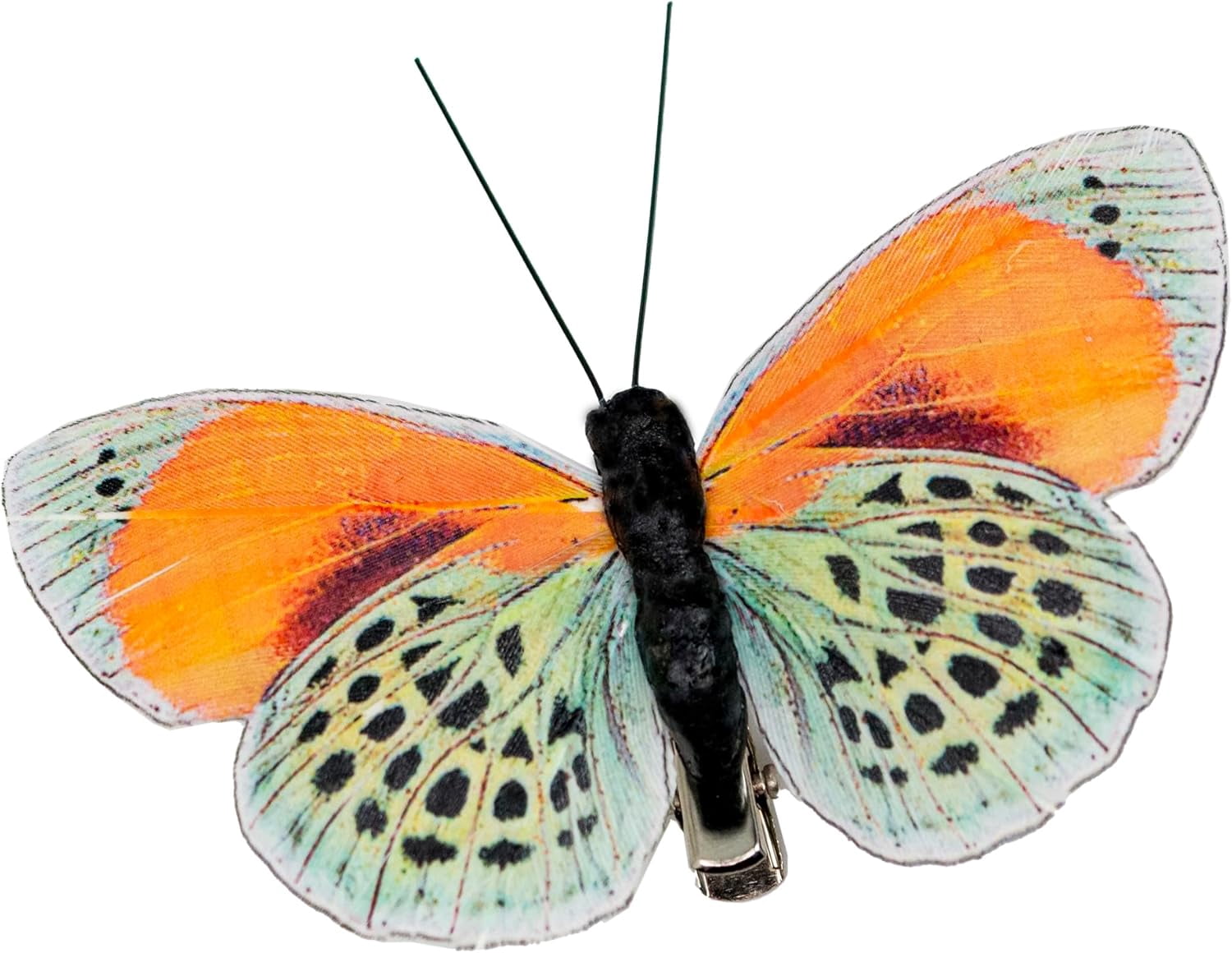 Berfutall-Artificial Feather 3D Butterfly Party Decorations Set of 12 Color Ornaments for Christmas Tree(C)…