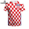 thumbnail image 2 of Camisetas de fútbol de Croacia de verano para hombre y mujer de NADANBAO, camisetas deportivas, camisetas de fútbol con impresión 3D, camiseta de fitness, 2 of 5