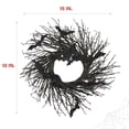thumbnail image 3 of Haunted Hill Farm 15 in Black Twig Battery-Operated Wreath with LED Lights and Flying Bats for Halloween Door or Wall Decoration, HHWRTHBAT-1BR, 3 of 13
