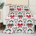 Candy Cane Blanket Gifts for Adult Kids, Candy Cane Decor Gifts for