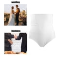 thumbnail image 3 of Unique Bargains Men's Abdominal Slim Shapewear High-waisted Tights Shorts Boxer Briefs Shaping M White, 3 of 7