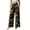 Black, variant on Womens Pants High Waist Ruched Dinosaur Print Trousers Fashion Casual Long Womens Pants Black L