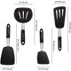 thumbnail image 3 of Espátula de goma de silicona para utensilios de cocina antiadherentes de Boxiki Kitchen - Utensilios de cocina Espátula para huevos, utensilios para espátula para panqueques - Utensilio de cocina sin, 3 of 5