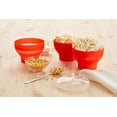thumbnail image 4 of Lekue Mini Microwave Popcorn Maker, 5 x 3.5in, Red, 4 of 5
