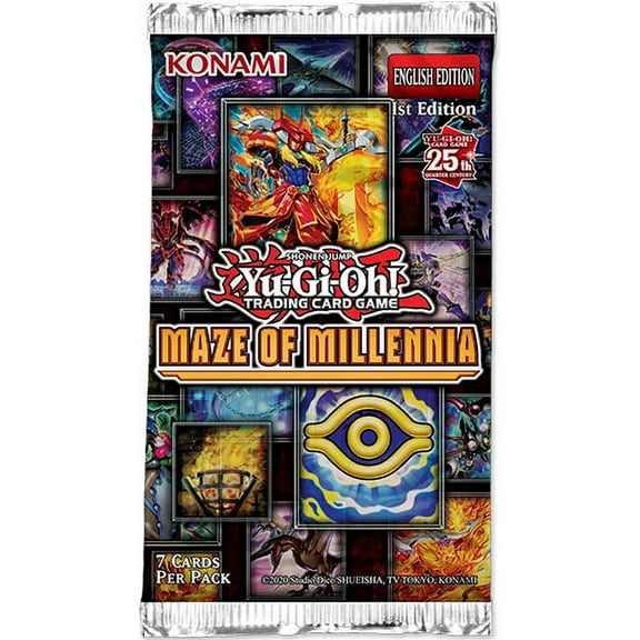 Yu-Gi-Oh Cards - Maze of Millennia - Booster PACK [7 Cards]