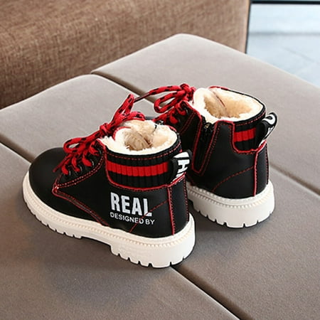 

Yohome Toddler Infant Kids Baby Girls Boys Winter Warm Short Boots Lace