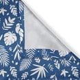 thumbnail image 4 of Ambesonne Botanical Valance Pack of 2, Floral Forest Leaves Art, 54"X18", Cobalt Blue and White, 4 of 5