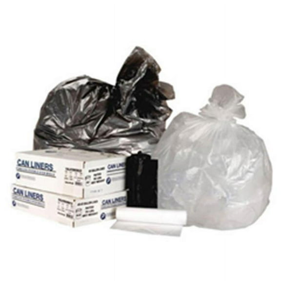 Inteplast Group VALH3660N12 36 x 58 in. 13 Micron Equivalent High-Density Can Liner - Clear