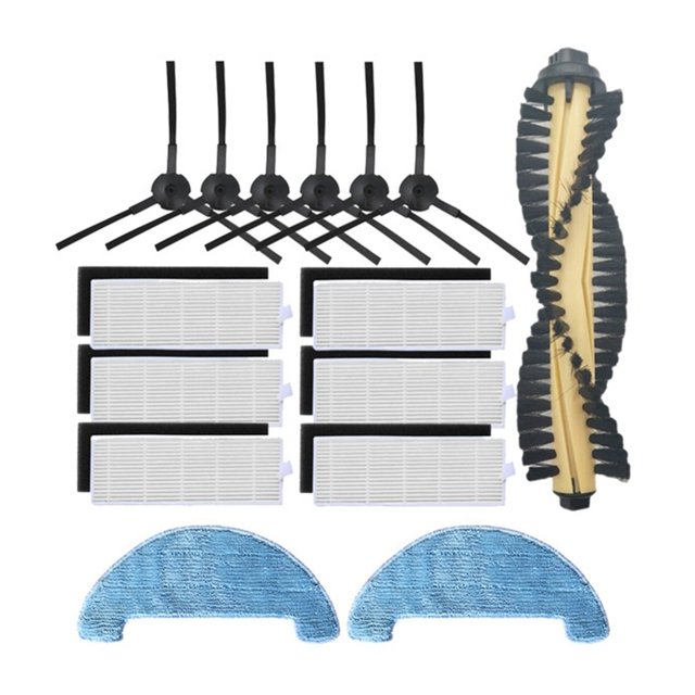 Compatible With NR15 / Danhui NR15 Robot Vacuum Cleaner Main Brush Side Brush Hepa Filter Mop Cloth Rag Replacement Spare Parts
