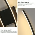 thumbnail image 3 of LITOM Modern Tri-Color LED Strip Wall Light - 3000K-6500K, Top/Bottom Illumination, 24/32in 20/28W, Iron+Acrylic, Flicker-Free for Bedroom/Living Room/Kitchen, 3 of 10