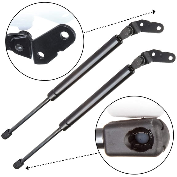 ECCPP Rear left and right Hatch Lift Support Fit for 2000-2005 for Toyota Celica Replaces 6146 PM1014 2pcs