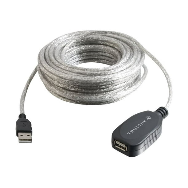 C2G USB Câble d'Extension - Câble d'Extension USB A vers USB A Actif - USB 2.0 - M/F - Câble USB - USB (M) vers USB (F) - USB 2.0 - 39 ft - Actif