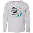 thumbnail image 3 of Inktastic Though She Be but Little Fierce Quote Long Sleeve Youth T-Shirt, 3 of 5