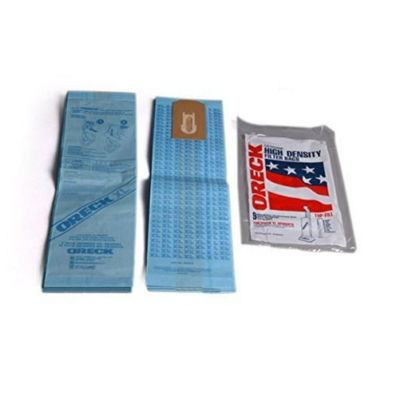 Upright Vacuum Cleaner Non Docking Blue High Density Paper Bags 9PK # PK8000-9DW, PK80009, Code # PK8000-9DW, PK80009 By Oreck
