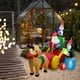 thumbnail image 4 of Inflable Navideño de Trineo con Santa, Reno y Pingüinos, 4 of 5