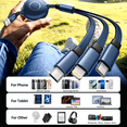 thumbnail image 7 of Multi Charging Cable, XUDUO 2Pack 3 in 1 Charging Cable, 3A Fast Retractable Phone Charger, 4FT Multiple Cable Compatible with iPhone, Samsung, 7 of 7