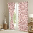thumbnail image 3 of Manfei Wildlife Cheetah Hide Blackout Curtains Set of 2 (52x84 Each),Safari Animal Leopard Window Curtains,Pink White Curtains and Drapes For Kids,Super Cozy Room Decor, 3 of 6