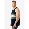 thumbnail image 3 of KingSize Men's Big & Tall Shrink-Less Lightweight Tank, 3 of 5