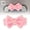 Pink, variant on Cute Bow Car Roof Handle Cover, Decorative Protective Sleeve for Vehicle Interior & Passenger Grab Handle