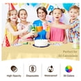 thumbnail image 5 of 12-Pack Premium Plastic Tablecloth 84in. Round Table Cover - Light Yellow, 5 of 7