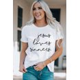 thumbnail image 1 of POGLIP Femmes Blanc Jésus Aime Pécheurs Drôle Croyance T-Shirt, 1 of 6