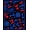 Black, Pattern 3, variant on ODIKA 2x3 Machine Washable Non-Slip Area Rug, Pop Art Siren Wave with Abstract Law Enforcement Symbols High Traffic Rug, Red, 595458