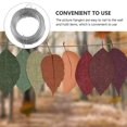 thumbnail image 4 of 1Set Wire Rope and Photo Frame Hanging Hooks Kit Picture Hangers Picture Hanging Wire Set(20m Wire Rope +20 Sets of Rings), 4 of 5