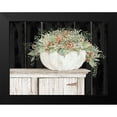 thumbnail image 2 of Jacobs, Cindy 24x19 Black Modern Framed Museum Art Print Titled - Fall Floral Pumpkin, 2 of 5