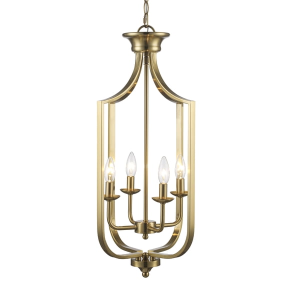 Trans Globe Lighting 11215 AG Hillcrest 4 Light 14" Wide Pendant - Gold