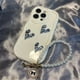 thumbnail image 3 of Funda De Teléfono De Cadena De Corazón 3D Para IPhone 11 12 14 13 Pro MAX Mini 6 S 7 8 Plus 14Pro X XR XS SE 2020 2022 14Plus Silicona Suave Protector De Correa Bling Pulsera A Prueba De Golpes, 3 of 3