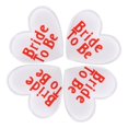 thumbnail image 1 of Insignia en forma de corazón de esponja para fiesta, accesorios de broche nupcial, decoración de boda (blanco), 1 of 8