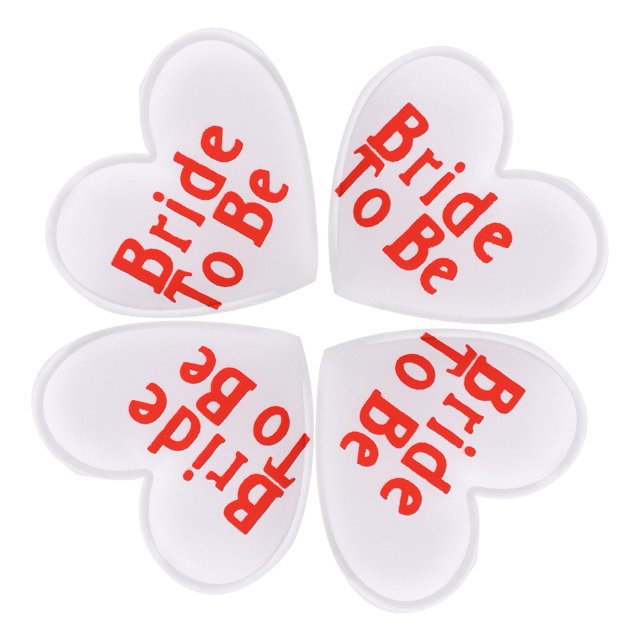 Insignia en forma de corazón de esponja para fiesta, accesorios de broche nupcial, decoración de boda (blanco)