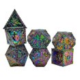 thumbnail image 1 of 7 piezas de dados poliédricos, números grandes irregulares, accesorios de perfke  dados poliédricos, 1 of 6